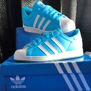 Adidas Superstar Turquoise Sneakers